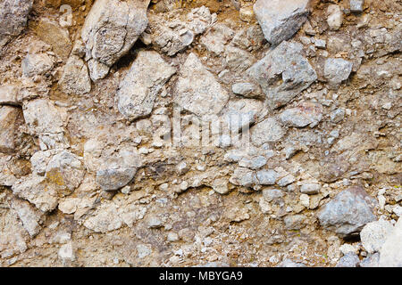 Mur d'un ouvert de pierre-cast. Contexte Banque D'Images