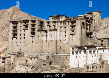 Points de repère dans le centre de Leh, Ladakh, Inde. Banque D'Images