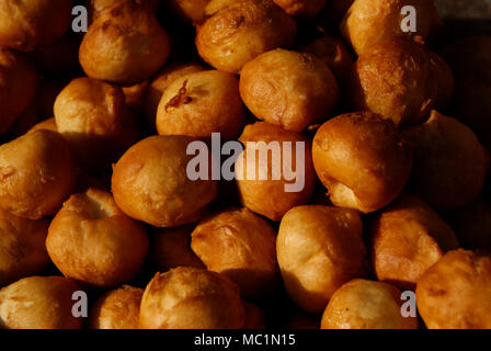 Indian Street Food Fried Banana cakes Inde d'Odisha Banque D'Images