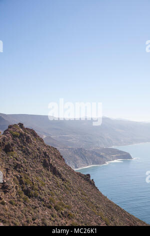 Vue de l'Avenida Escénica, Baja California, mirador turístico de la Basse-Californie, Mexique Banque D'Images