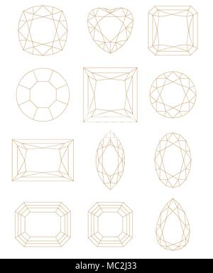 Ensemble de châssis polygonal, bord avec copie espace. Résumé fond vecteur moderne de style art déco. Illustration de Vecteur