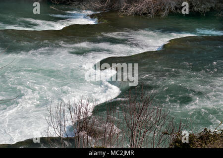 Parc des chutes de la rivière Krka Nation Banque D'Images