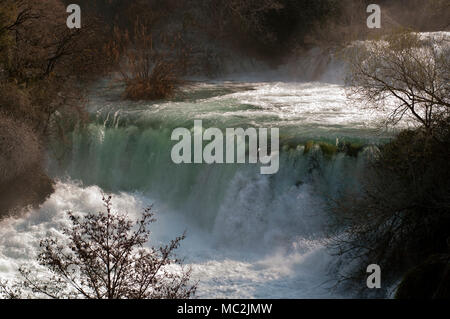 Parc des chutes de la rivière Krka Nation Banque D'Images