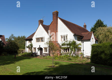 L'Ami Howgills Meeting House, construit en 1907, est l'un de Letchworth Garden City et les plus éminents premiers bâtiments uniques. Banque D'Images