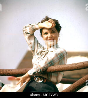 CONNIE FRANCIS chanteuse et actrice du film à propos de 1960 Banque D'Images