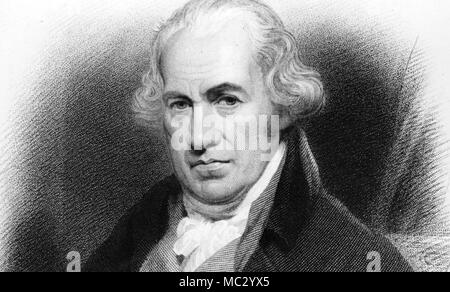 JAMES WATT (1736-1819) inventeur écossais Banque D'Images