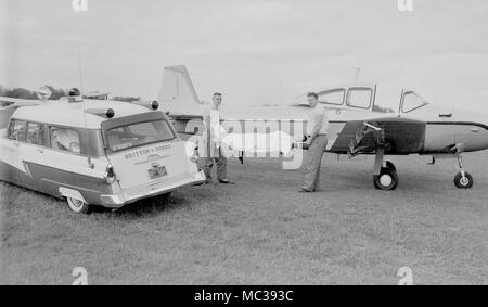 Ambulance Service dans les régions rurales de Géorgie, 1956. Banque D'Images