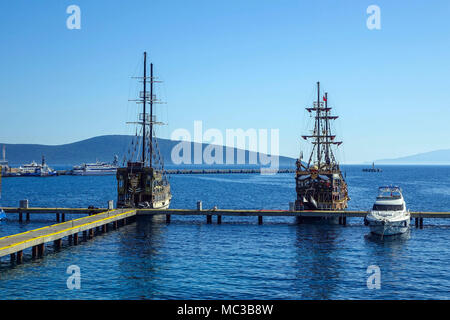 Front de mer à Bodrum, Mugla, Turquie Banque D'Images