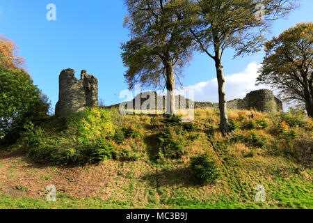 L'automne, château de Kendal, Kendal town, Cumbria, Angleterre, Royaume-Uni Banque D'Images