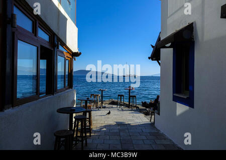 Front de mer à Bodrum, Mugla, Turquie Banque D'Images