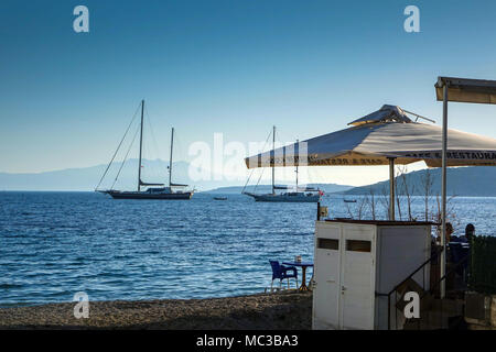 Front de mer à Bodrum, Mugla, Turquie Banque D'Images