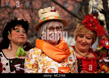 Fasching street party, Munich, Haute-Bavière, Allemagne, Europe Banque D'Images