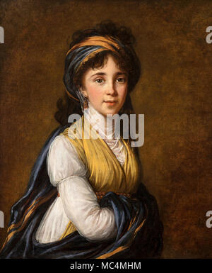 Louise Elisabeth Vigee Lebrun, Portrait de Belozersky 1798 Huile sur toile. National Museum of Women in the Arts, Washington, D.C., USA. Banque D'Images