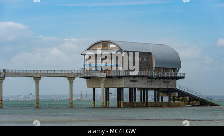 Station de Sauvetage de Bembridge sur l'île de Wight, Royaume-Uni Banque D'Images