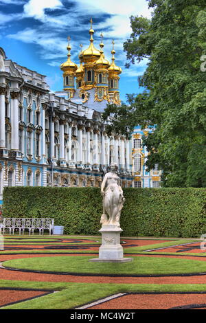 Palais de Catherine, situé dans la ville de Tsarskoïe Selo. Saint-pétersbourg, Russie Banque D'Images