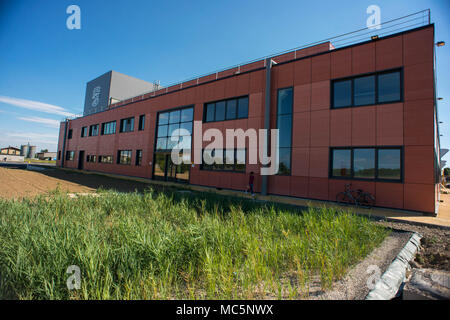 Casteldidone (Cremona). Usine de pâtes bio Iris. Certains des membres et des employés. L'Italie. Banque D'Images