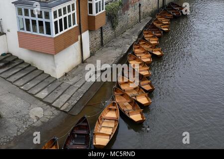 Le bateau Club bar et restaurant à Durham Banque D'Images