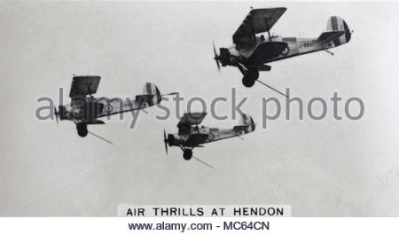 Concours annuel de Royal Air Force à l'Aérodrome de Hendon, Middlesex Angleterre 1932 Banque D'Images