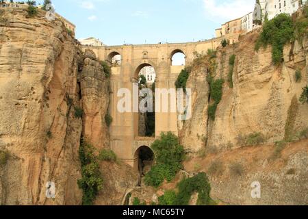 Puente Nuevo, Ronda, Espagne Banque D'Images