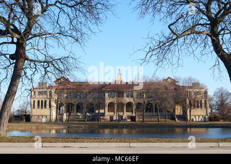 L'ancien casino de Belle Isle, près de Detroit, où beaucoup de mariages sont célébrés. Banque D'Images