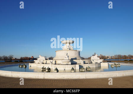 Belle Isle, Detroit, Michigan /USA-avril 7th, 2018 : James Scott fontaine's. Banque D'Images