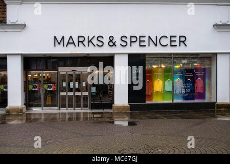 Magasin Marks & Spencer à Salisbury Wiltshire, UK Banque D'Images