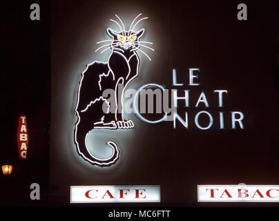 Le Chat Noir Le Chat Noir Photo Stock Alamy