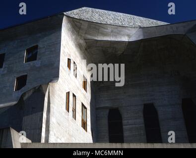 L'anthroposophie le Goetheanum conçu par le esotericist Rudolf Steiner. Dornach, près de Bâle, Suisse Banque D'Images