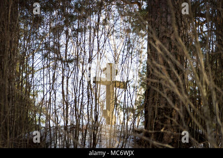 La croix orthodoxe Banque D'Images