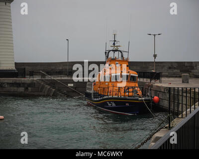 Saxon 14-36 au repos dans le port de Donaghadee Banque D'Images