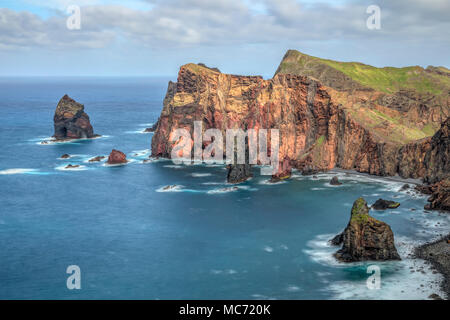 La Ponta de Sao, Lourencao Canical, Machico, Madère, Portugal, Europe Banque D'Images