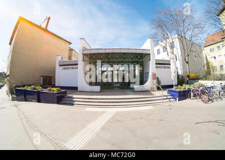 La gare de Oberdöbling, Vienne, Autriche, Europe. Banque D'Images