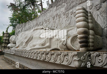 Chua Pagode Long Son, Nha Trang, Vietnam Banque D'Images