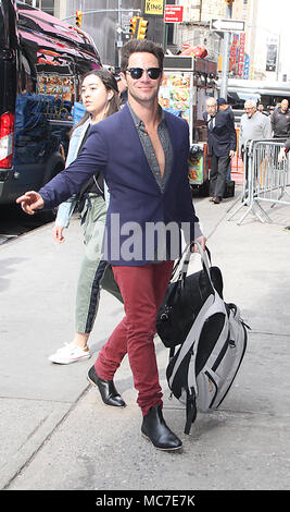 NEW YORK, NY Le 13 avril 2018:Sasha Farber participer à Danse avec les Stars Appuyez sur la princesse au Planet Hollywood de Time Square à New York. 13 avril, 2018 RW/MediaPunch:Crédit Banque D'Images