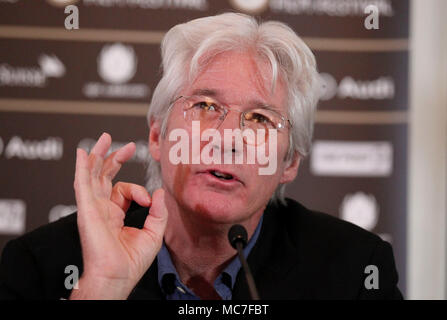 Zurich, Switerzland - 09 septembre 2012 : Richard Gere à la 8. Festival du Film de Zurich, appuyez sur Appeler pour l'arbitrage vidéo dans le monde entier d'utilisation | Banque D'Images