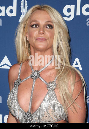 Beverly Hills, CA, USA. Apr 12, 2018. Los Angeles, Californie - Britney Spears. 29e assemblée annuelle GLAAD Media Awards au Beverly Hilton Hotel. Crédit photo : F. Sadou/AdMedia Crédit : F. Sadou/AdMedia/ZUMA/Alamy Fil Live News Banque D'Images