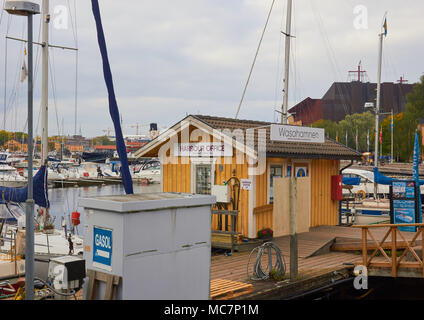 Wasahamnen, Stockholm Guest Harbour, Djurgarden, Stockholm, Suède, Scandinavie Banque D'Images