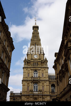 Hôtel de ville de Halifax dans le Yorkshire de l'Ouest du royaume-uni Banque D'Images