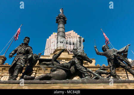 Monument aux soldats et marins Cleveland Ohio Banque D'Images