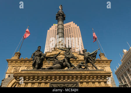 Monument aux soldats et marins Cleveland Ohio Banque D'Images