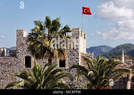 Marmaris Kalesi - Le Château de marmaris - Turquie - marmaris - Turquie Banque D'Images