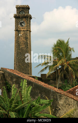 La Galle Fort, un ancien bastion fortifié coloniale à Galle, au Sri Lanka, est reconnu par l'UNESCO comme Patrimoine Mondial Banque D'Images