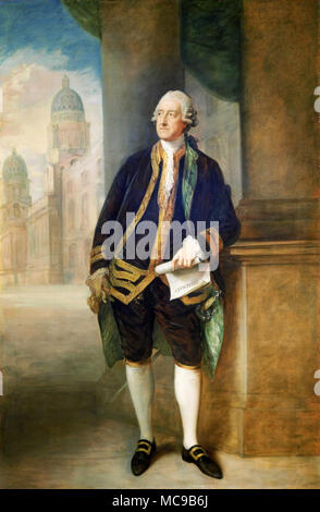 John Montagu, 4e Comte de Sandwich inventeur du sandwich de Thomas Gainsborough Banque D'Images