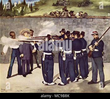 L'exécution de l'empereur Maximilien, 1868 par Édouard Manet Banque D'Images