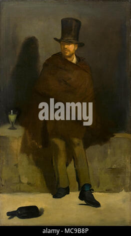 Le buveur d'Absinthe, 1859, par Édouard Manet Banque D'Images