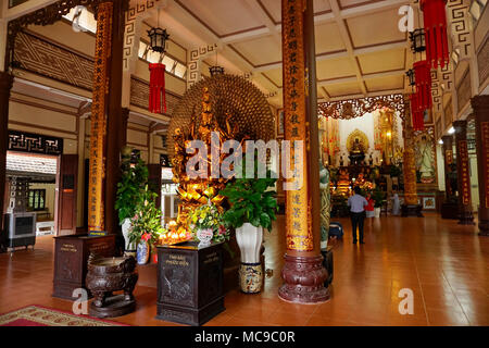 Chua Pagode Long Son, Nha Trang, Vietnam Banque D'Images