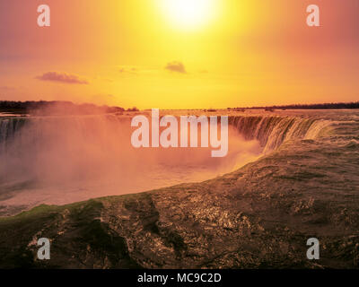 Paysage de Horseshoe Falls Niagara Banque D'Images