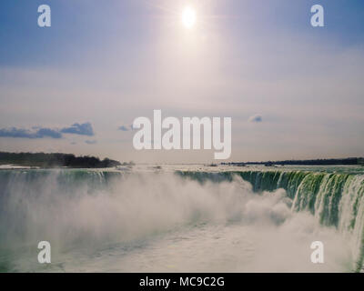 Paysage de Horseshoe Falls Niagara Banque D'Images