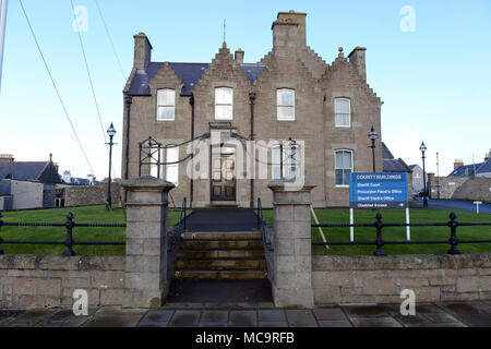 Sheriff Court Lerwick Lerwick, Shetland, Écosse, Banque D'Images