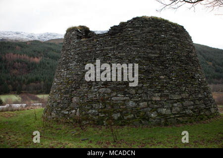 L'âge du Fer Troddan dun Broch à Glenelg Banque D'Images